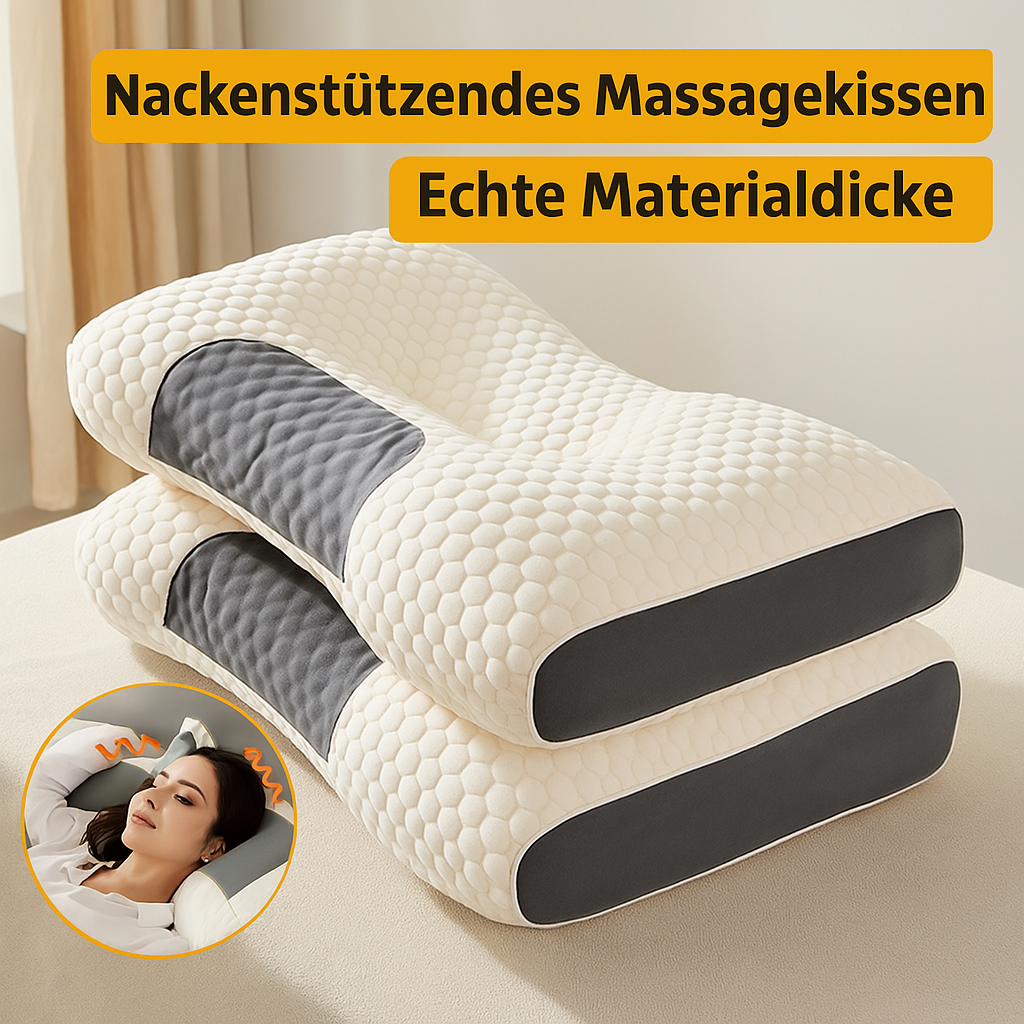 NackenRuhe: Orthopedic Sleeping Pillow – Memory Foam & Ergonomic Support for Healthy Sleep Posture
