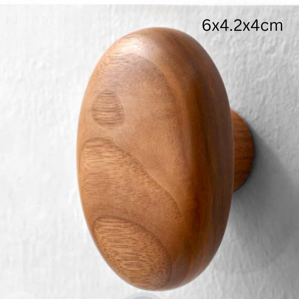 NaturAkzent: Coat Hooks in Pebble Look – Minimalistic, Durable, and Stylish for Hallways and Living Rooms