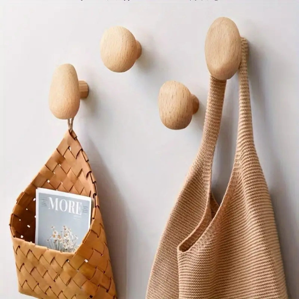 NaturAkzent: Coat Hooks in Pebble Look – Minimalistic, Durable, and Stylish for Hallways and Living Rooms