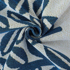 NaturFransen: Sofa cover in elegant cotton-linen style with decorative tassels & durable protection – for sofa & bedroom
