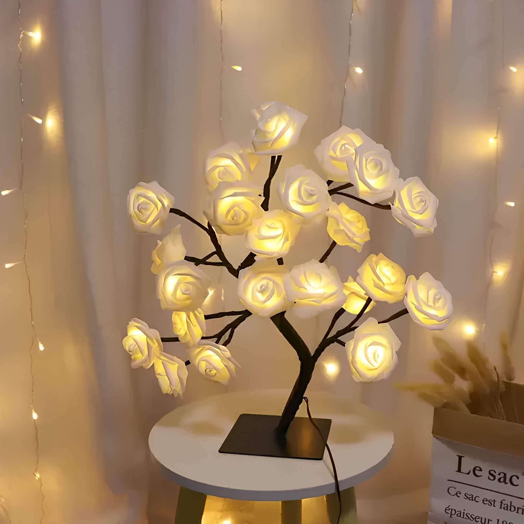 NaturGlanz: Enchanting Tree Table Lamp – Warm LED Light for Living Room & Bedroom