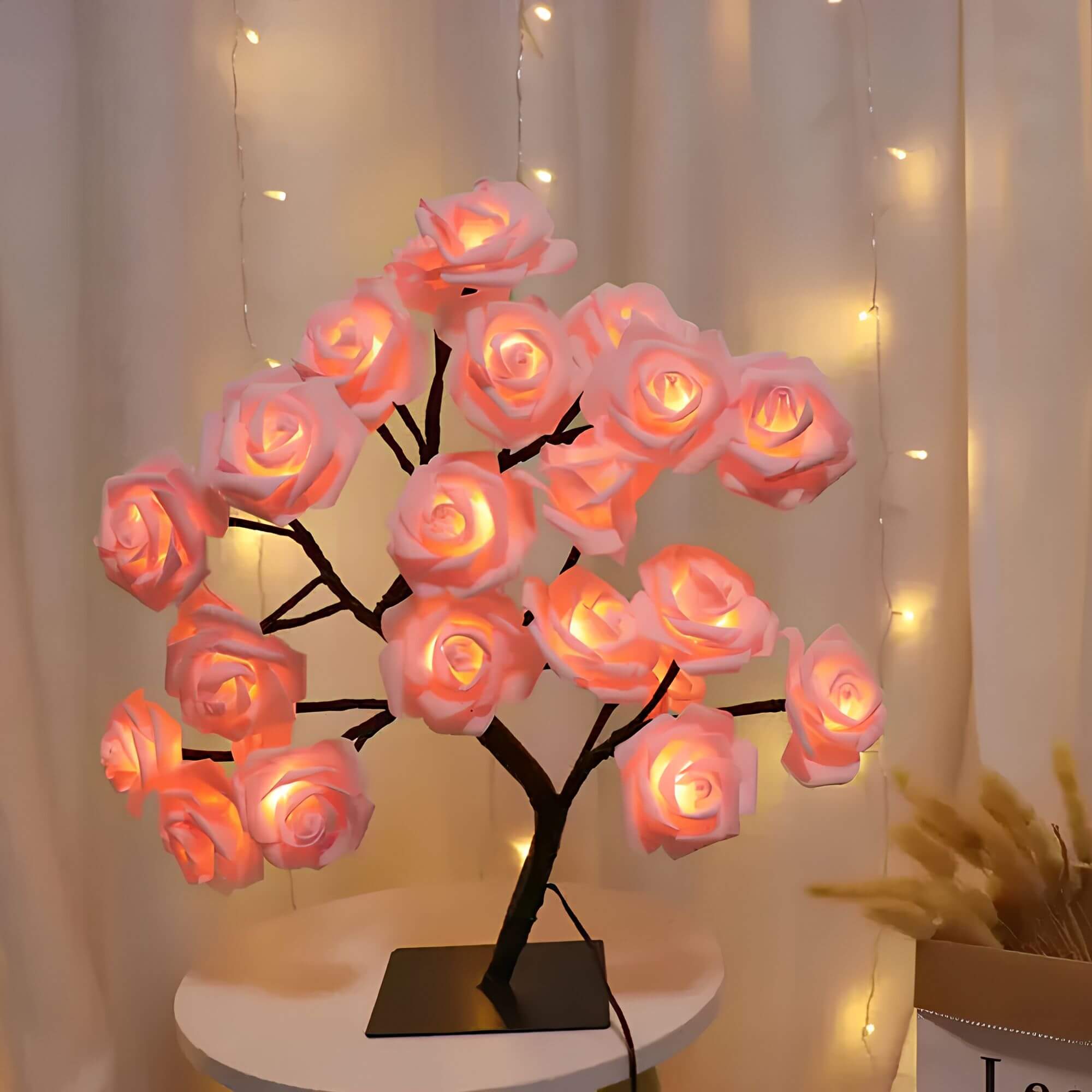 NaturGlanz: Enchanting Tree Table Lamp – Warm LED Light for Living Room & Bedroom