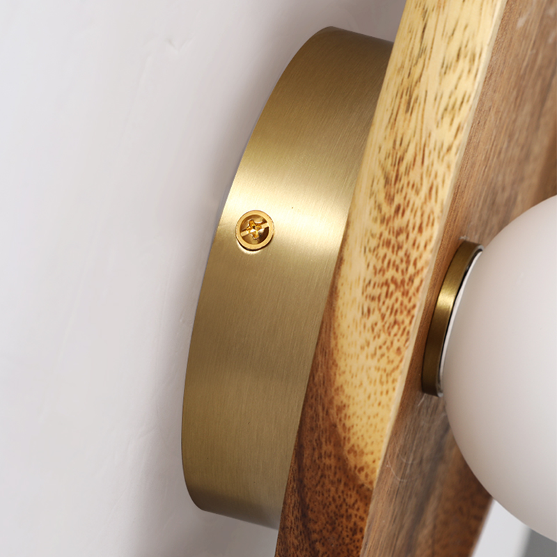 NaturGlanz: Wooden Wall Light – Warm Light for Living Room & Bedroom
