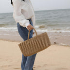 NaturStil: Straw Tote Bag – Handcrafted, Durable & Decorative for Summer & Vacation