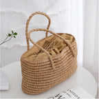 NaturStil: Straw Tote Bag – Handcrafted, Durable & Decorative for Summer & Vacation
