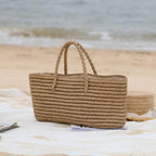 NaturStil: Straw Tote Bag – Handcrafted, Durable & Decorative for Summer & Vacation