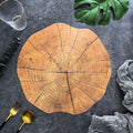 Placemat PVC Tree Ring Design Heat Resistant Easy Clean Surface