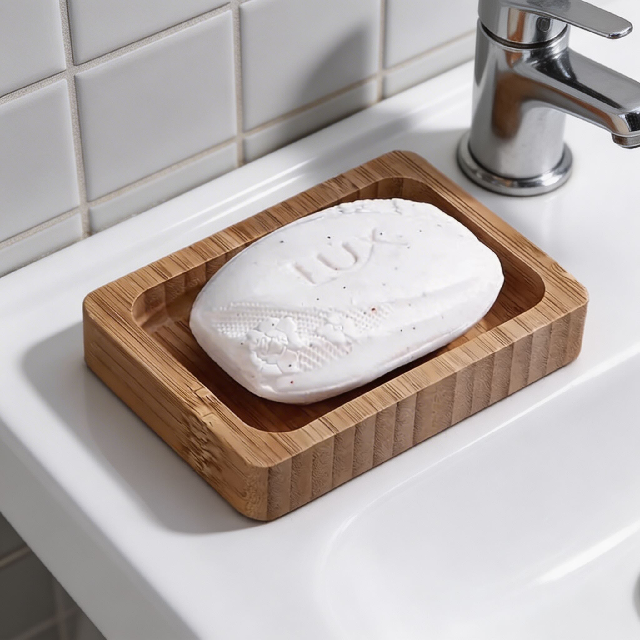 Wooden Soap Dish Eco-Friendly Natural Wood Holder