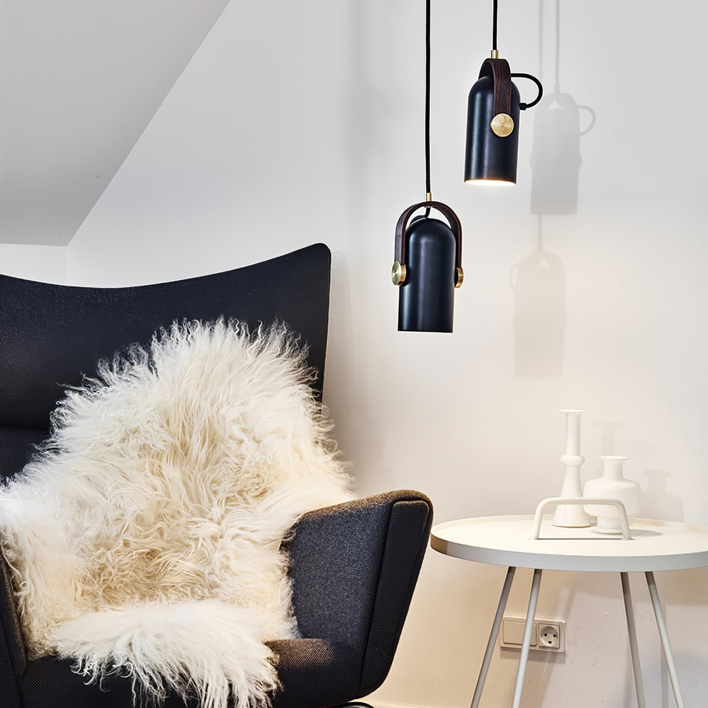 NautIron: Pendant Light Made of Metal & Iron in Maritime Cannon Design – for Living Rooms & Lofts