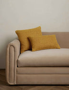 Bela Boucle Pillow | Ultrasoft Woolen Fibers, Solid Design