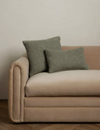 Bela Boucle Pillow | Ultrasoft Woolen Fibers, Solid Design