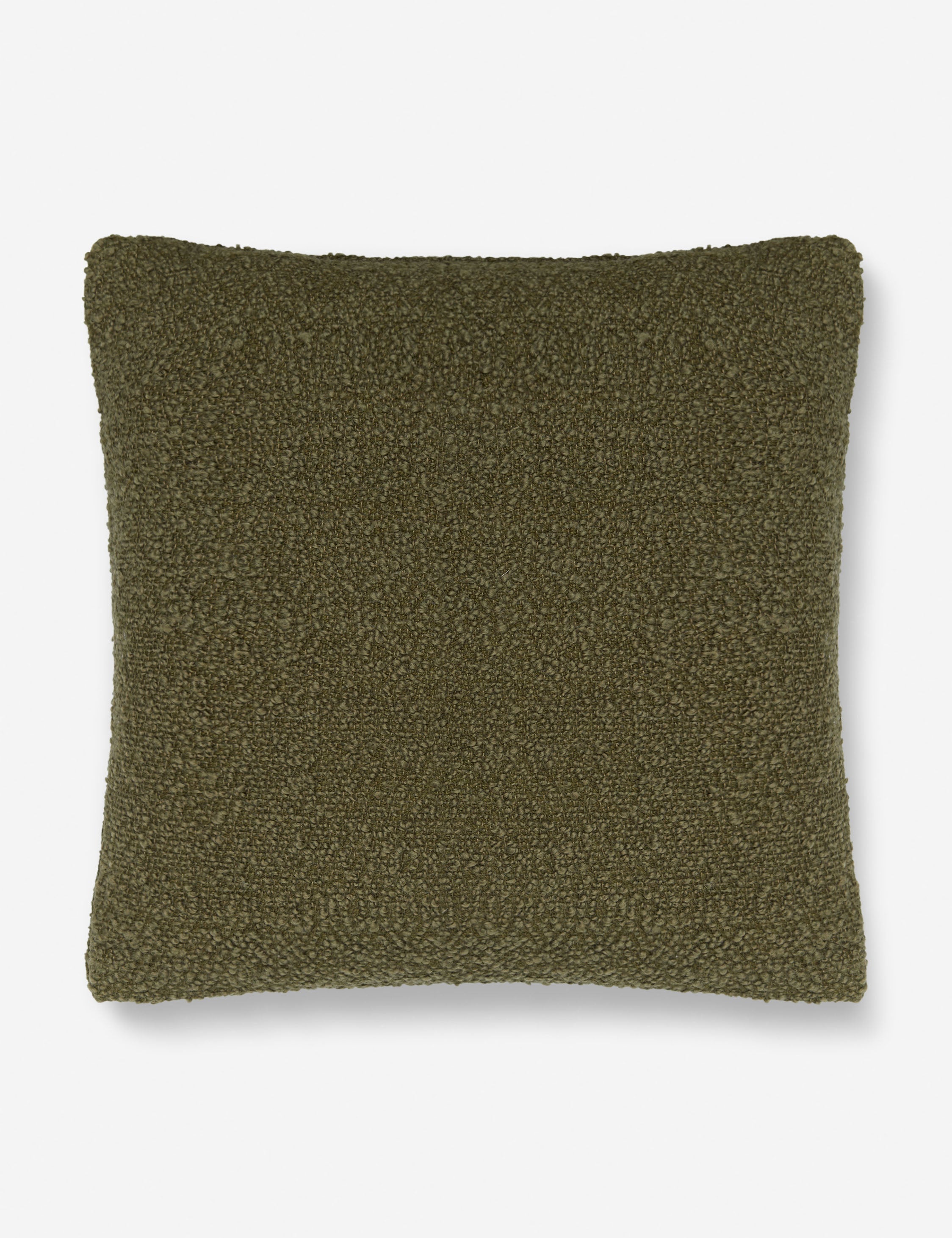 Bela Boucle Pillow | Ultrasoft Woolen Fibers, Solid Design