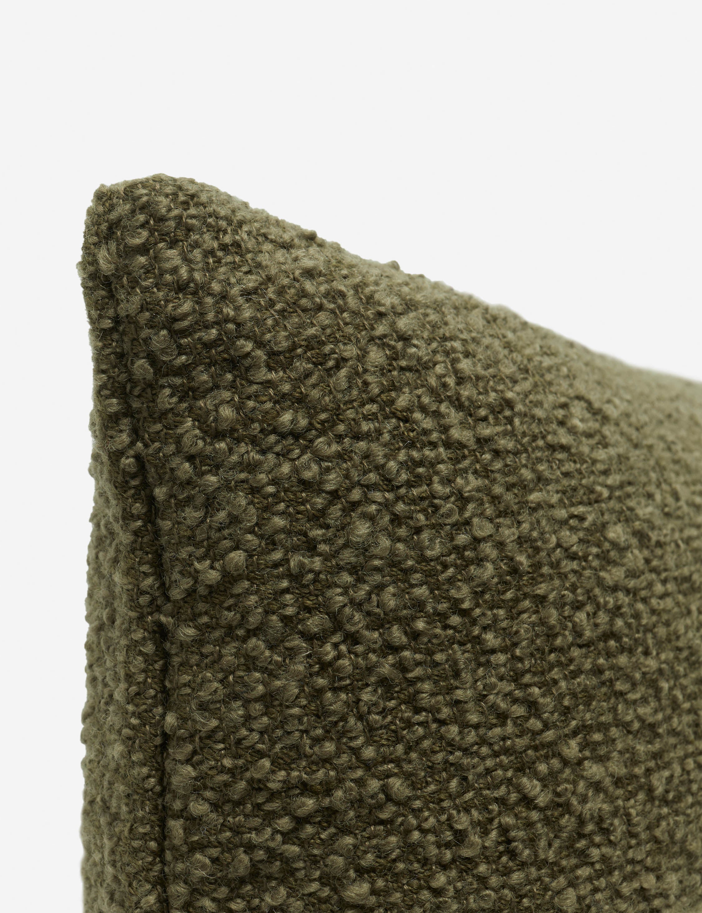 Bela Boucle Pillow | Ultrasoft Woolen Fibers, Solid Design
