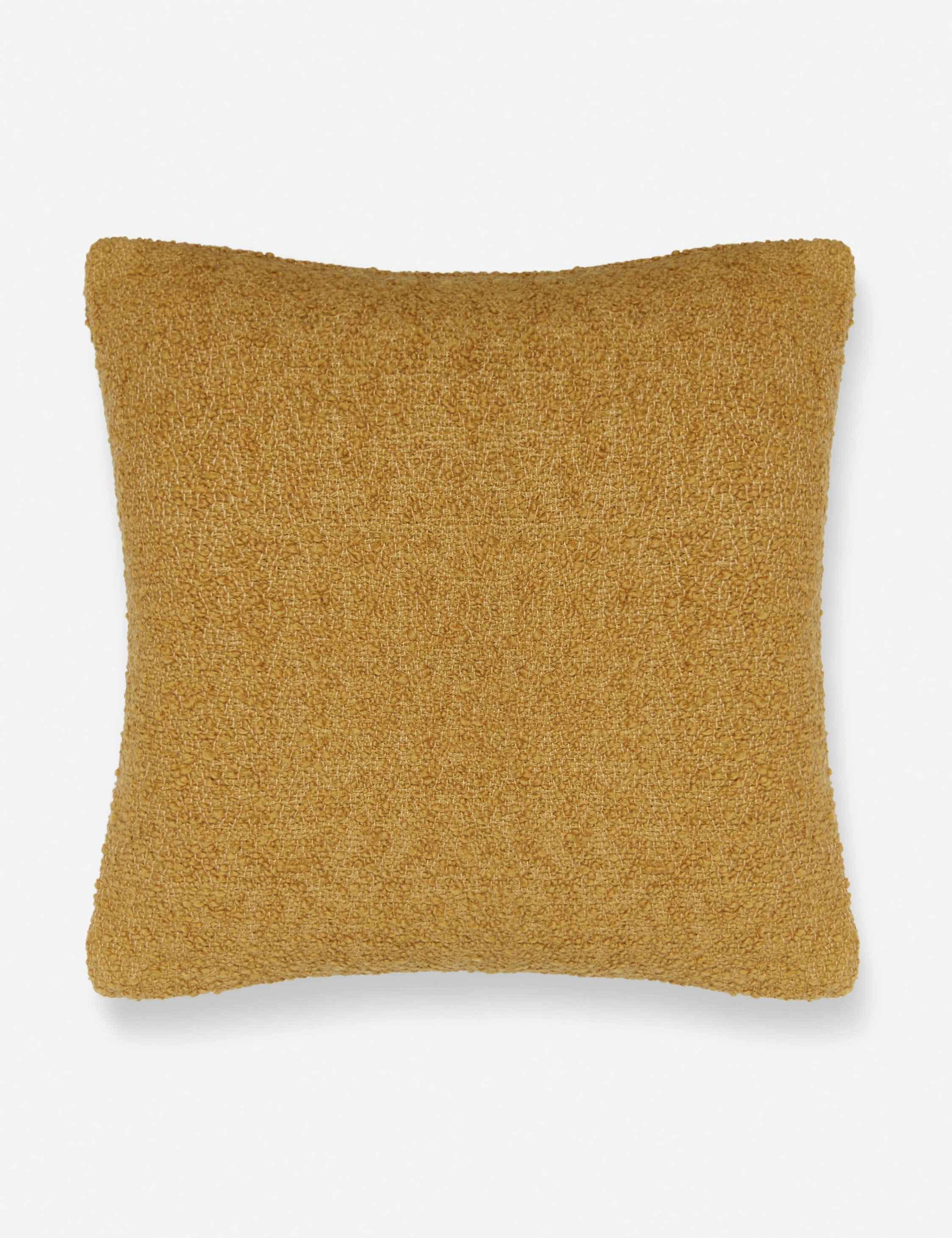 Bela Boucle Pillow | Ultrasoft Woolen Fibers, Solid Design