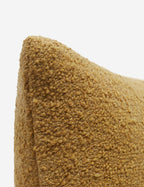 Bela Boucle Pillow | Ultrasoft Woolen Fibers, Solid Design