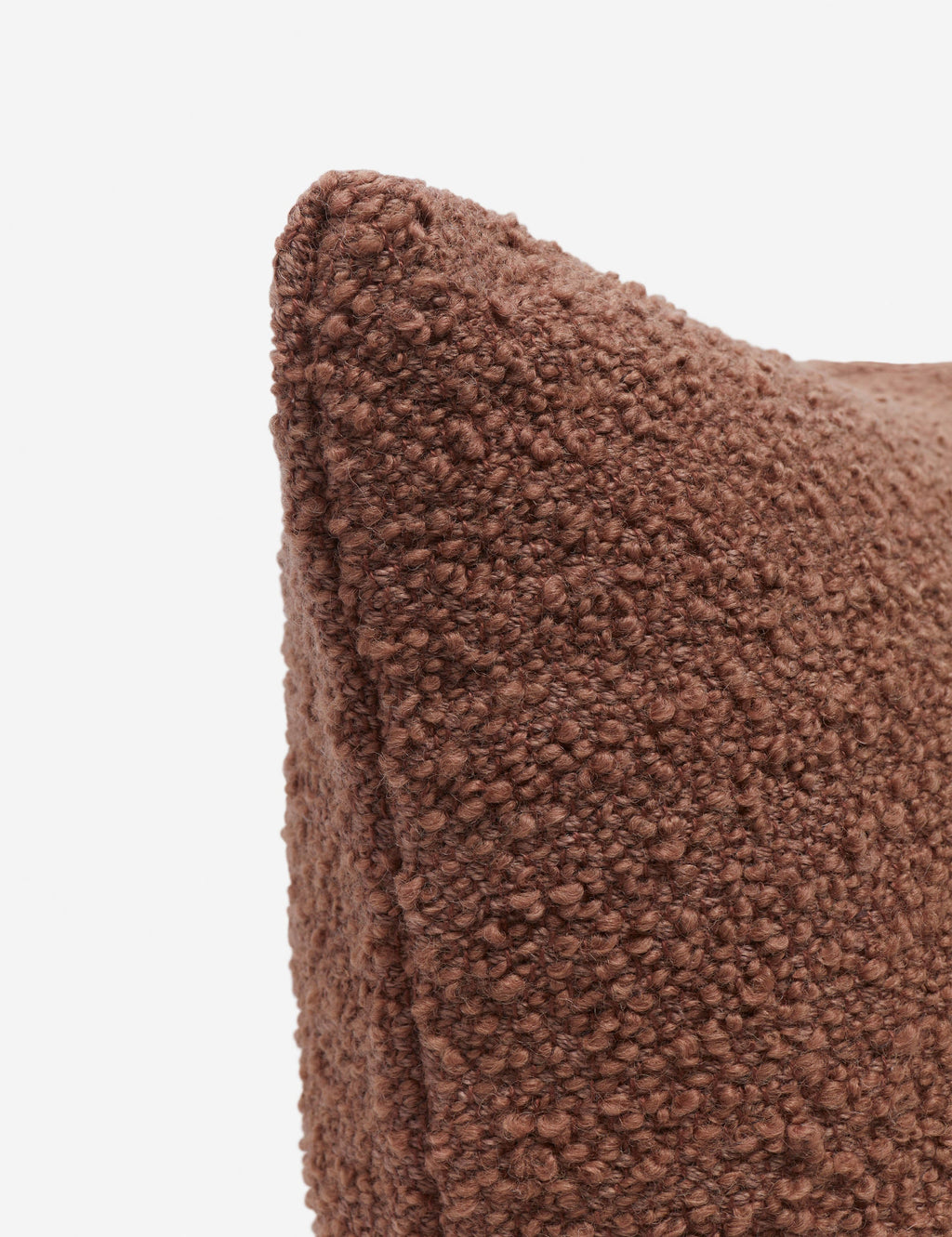Bela Boucle Pillow | Ultrasoft Woolen Fibers, Solid Design