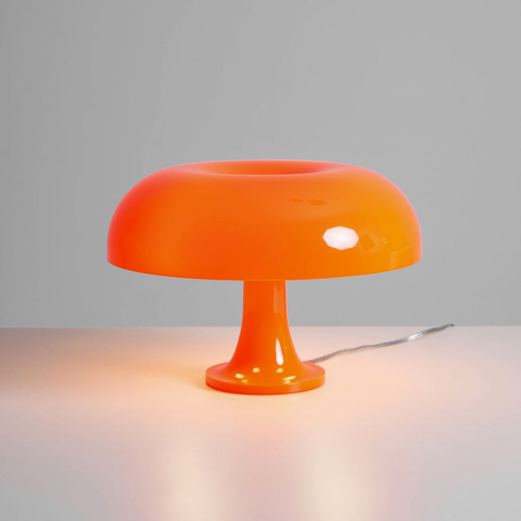 Retro Mushroom Dome Table Lamp in Bold Colors