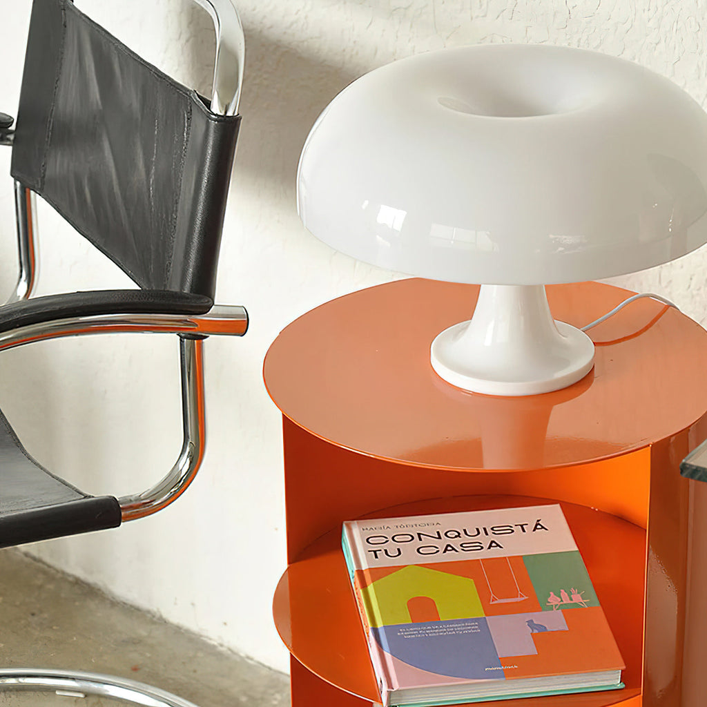 Retro Mushroom Dome Table Lamp in Bold Colors