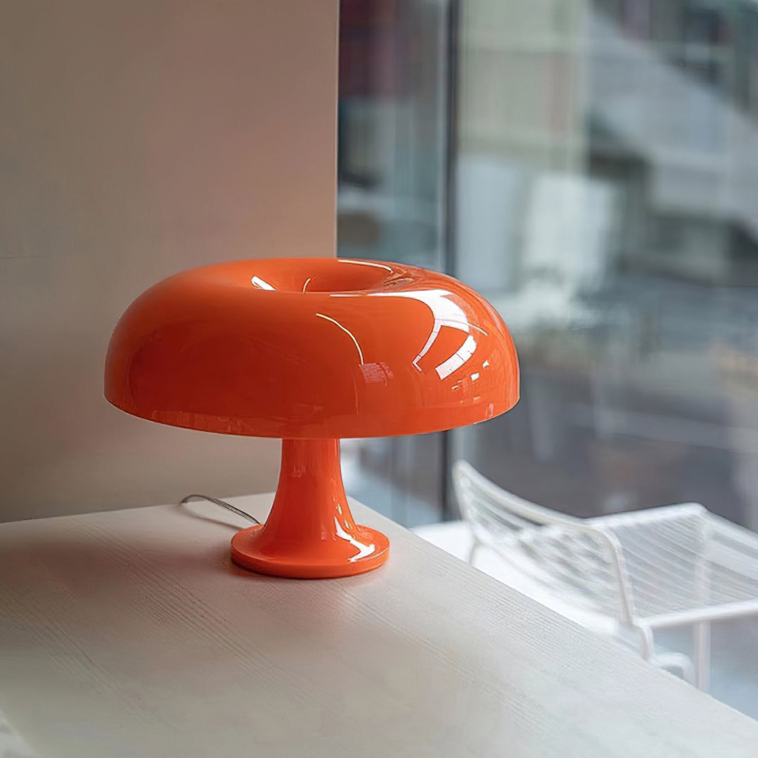 Retro Mushroom Dome Table Lamp in Bold Colors