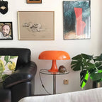 Retro Mushroom Dome Table Lamp in Bold Colors