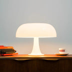 Retro Mushroom Dome Table Lamp in Bold Colors