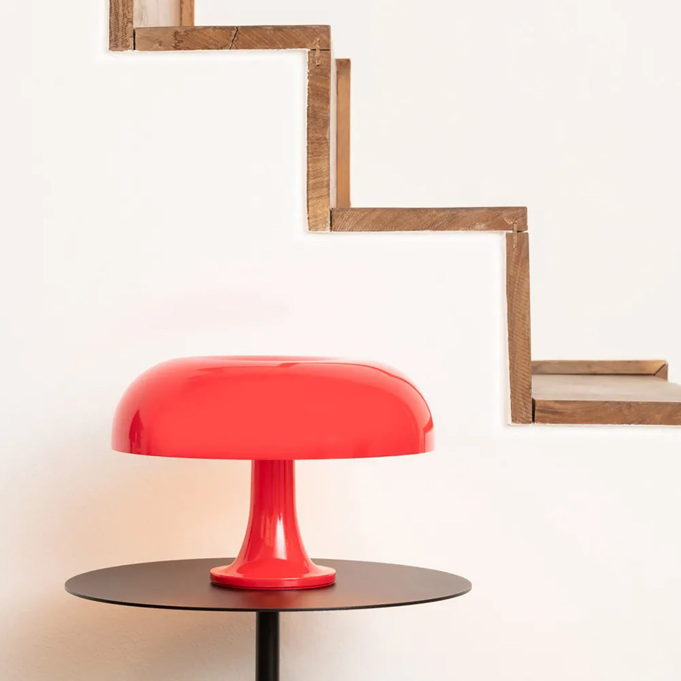 Retro Mushroom Dome Table Lamp in Bold Colors