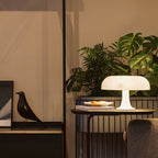 Retro Mushroom Dome Table Lamp in Bold Colors