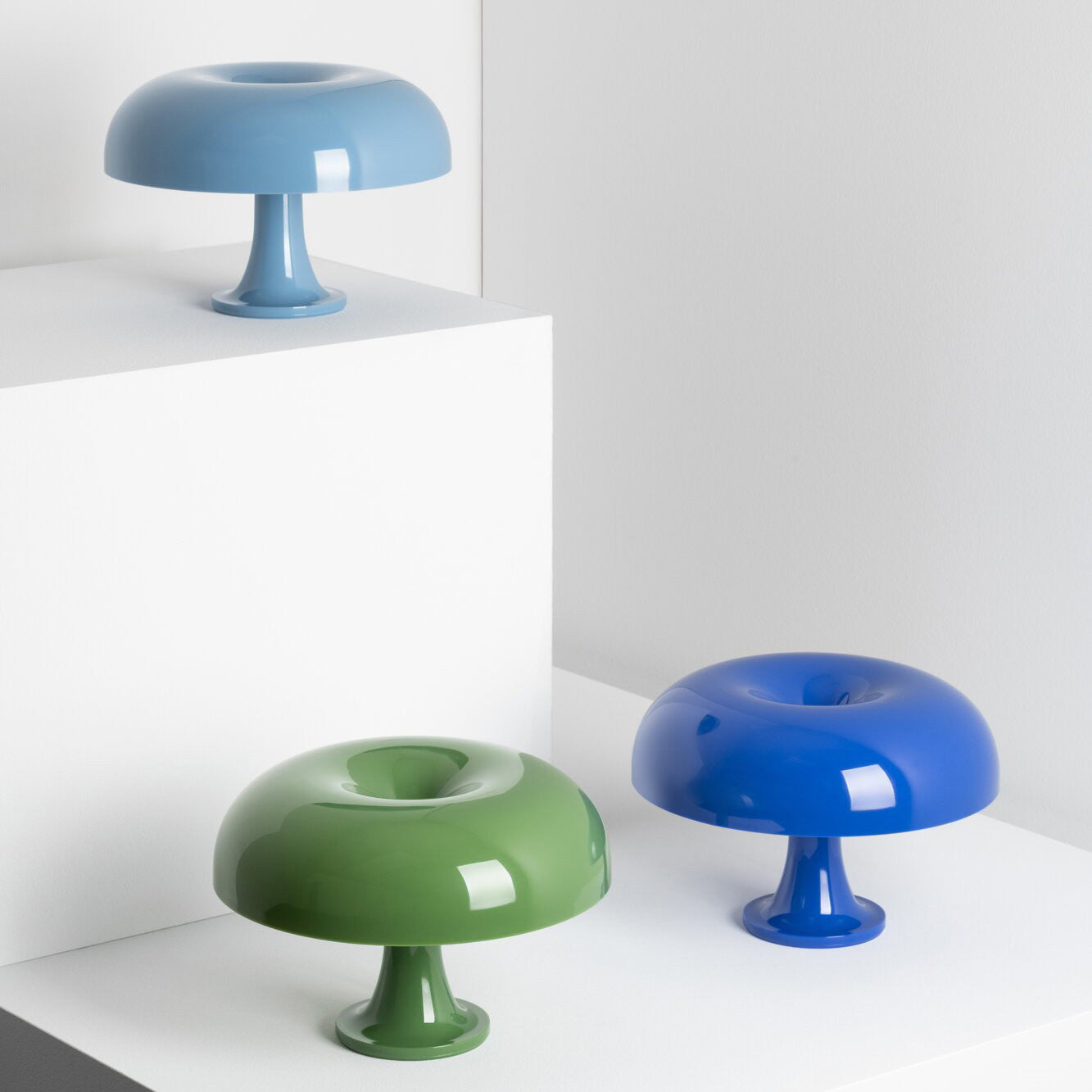 Retro Mushroom Dome Table Lamp in Bold Colors