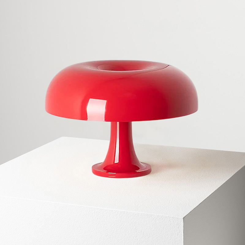 Retro Mushroom Dome Table Lamp in Bold Colors