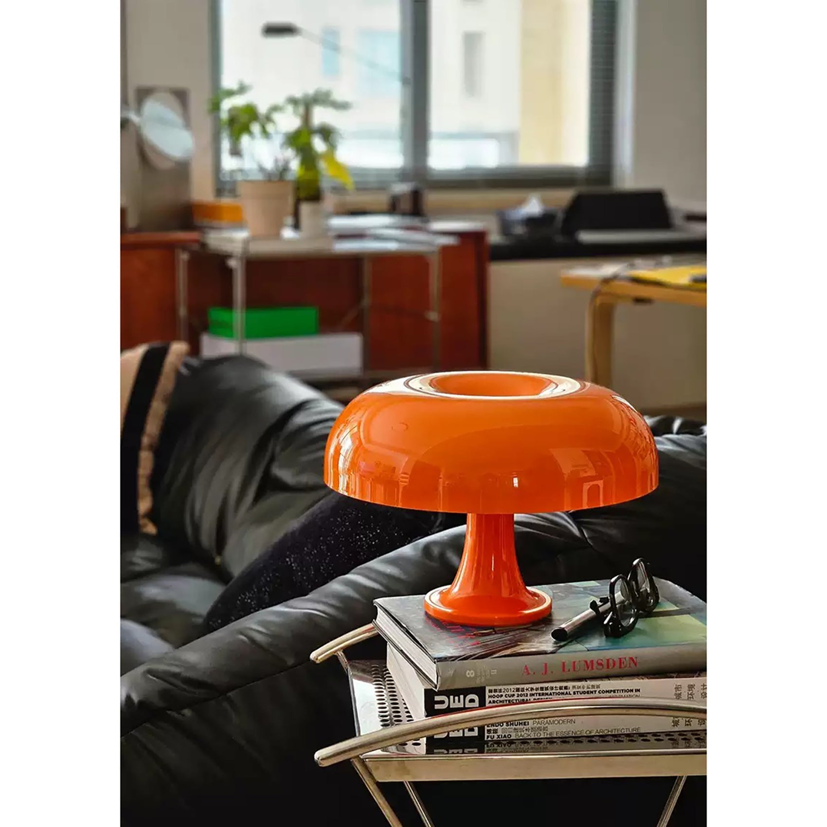 Retro Mushroom Dome Table Lamp in Bold Colors