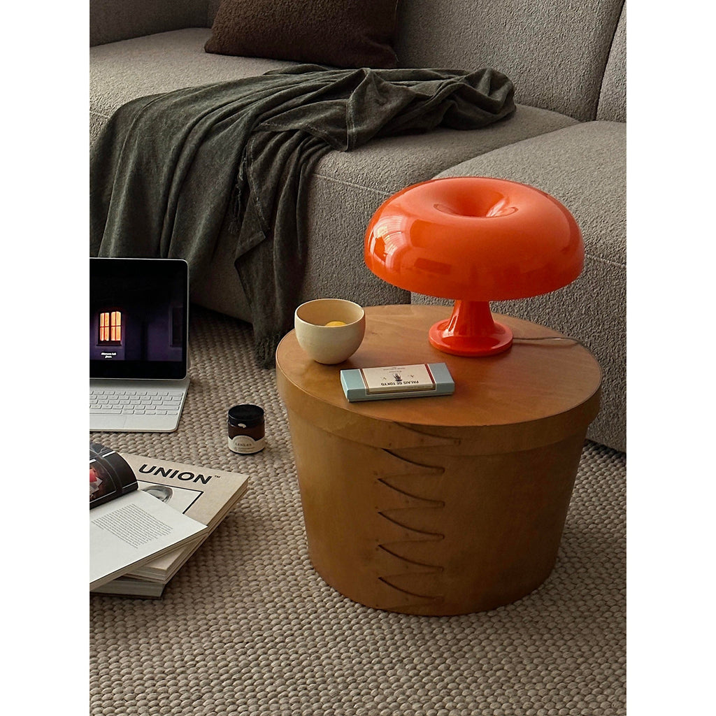 Retro Mushroom Dome Table Lamp in Bold Colors