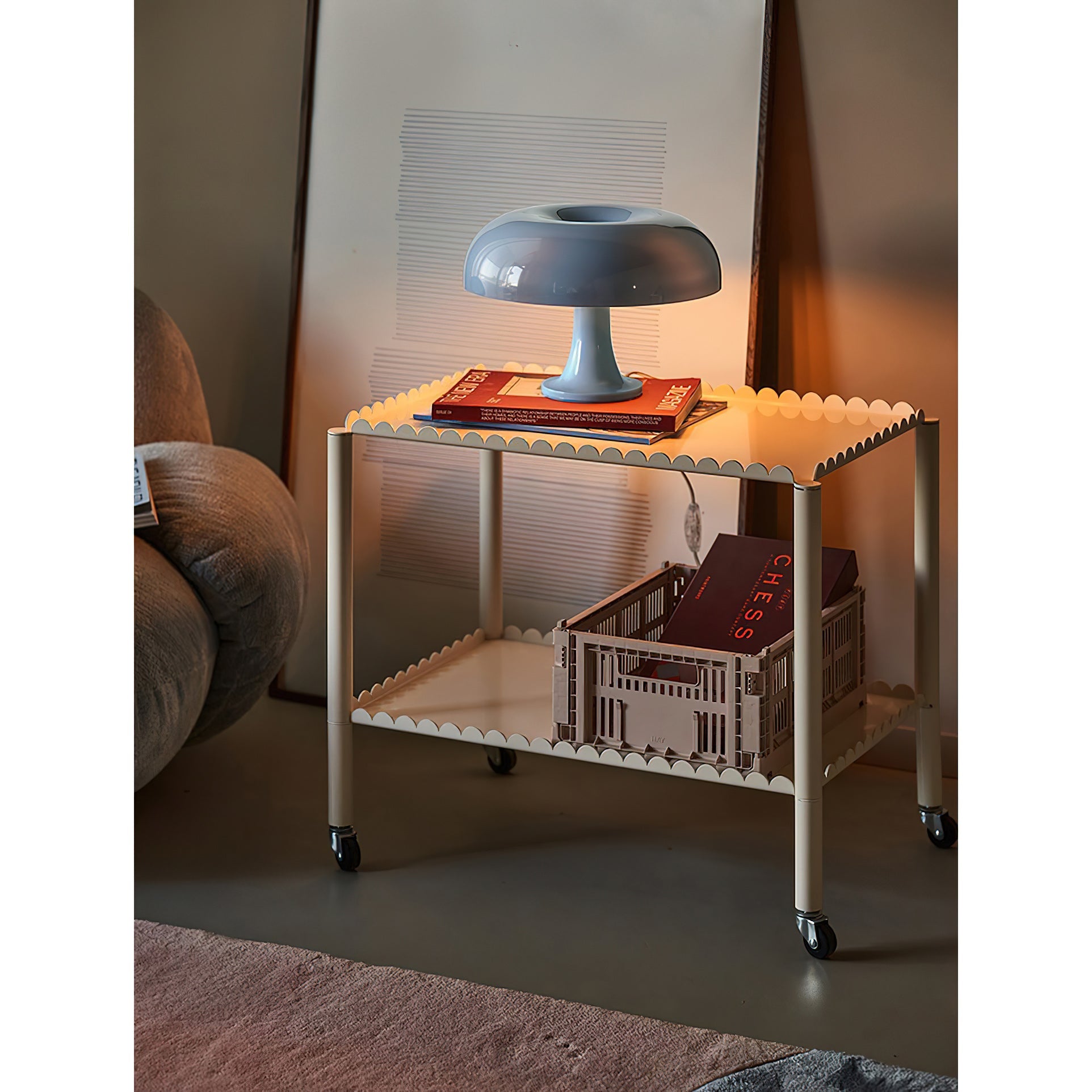 Retro Mushroom Dome Table Lamp in Bold Colors