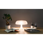 Retro Mushroom Dome Table Lamp in Bold Colors