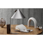 Neuf Cone Wood & Metal Table Lamp