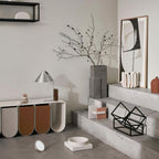 Neuf Cone Wood & Metal Table Lamp