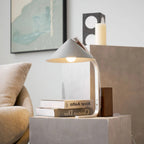 Neuf Cone Wood & Metal Table Lamp