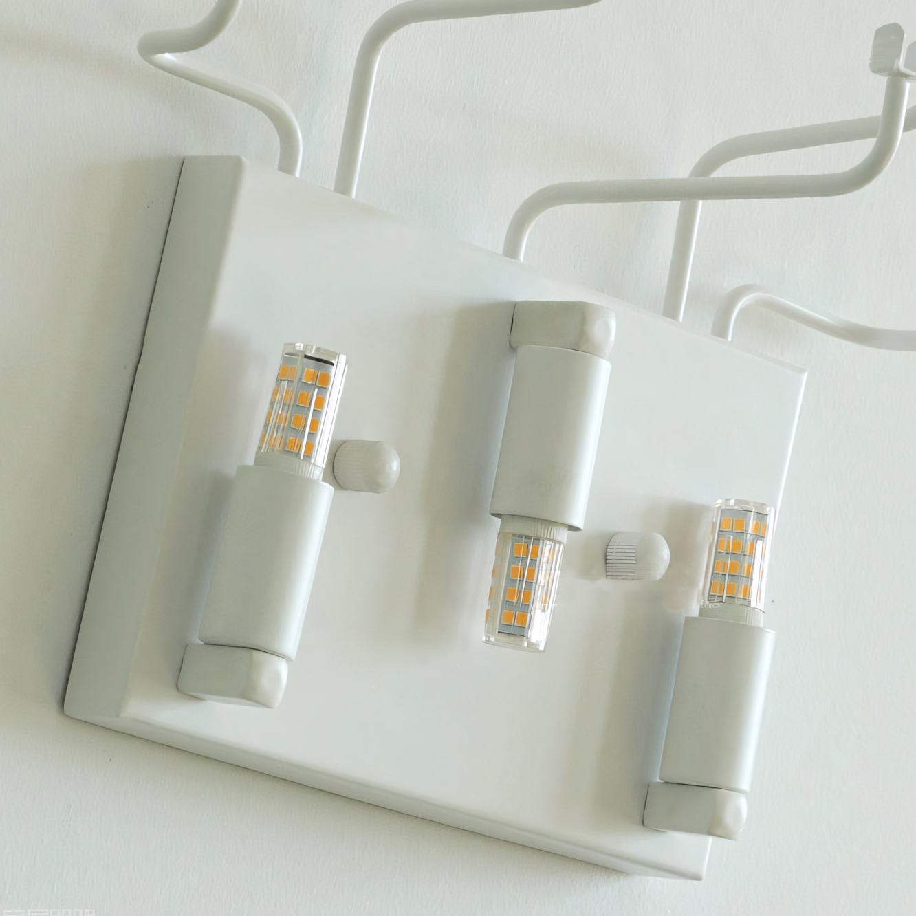Nexus Layered Ice Cast Glass Sconce