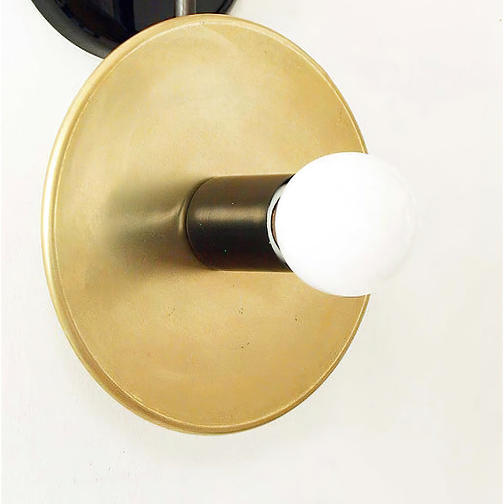 Nicole Balanced Glass Globe Wall Sconce