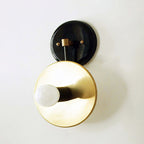 Nicole Balanced Glass Globe Wall Sconce