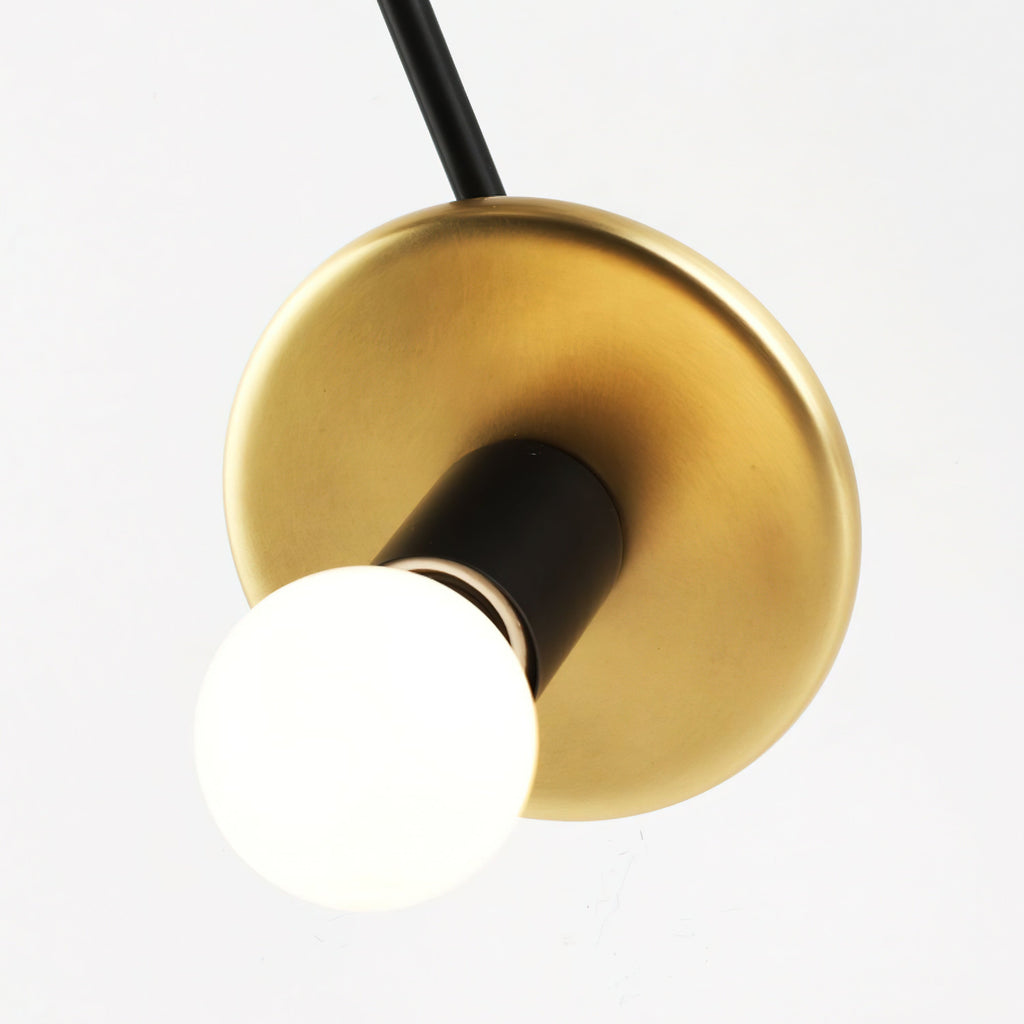 Nicole Balanced Glass Globe Wall Sconce