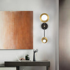 Nicole Balanced Glass Globe Wall Sconce
