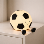 Night Light LED Rechargeable Soccer Ball Shape Silicone ABS 5V Dimmable USB