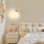 NimbusGlow: Children's Night Light as LED Cloud Lamp with Safe Wall Mount & Warm Light – for Toddlers & Bedtime Stories
