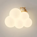 NimbusGlow: Children's Night Light as LED Cloud Lamp with Safe Wall Mount & Warm Light – for Toddlers & Bedtime Stories