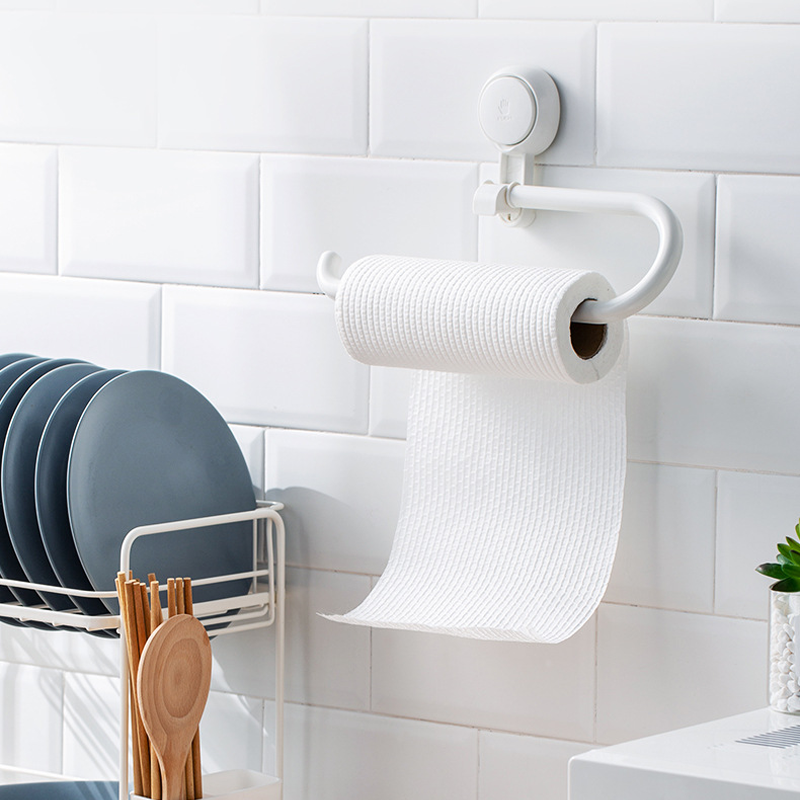 No-Drill Suction Toilet Paper Holder Stand with Wood-Grain Design – Stainless Steel, Easy Installation for Smooth Surfaces