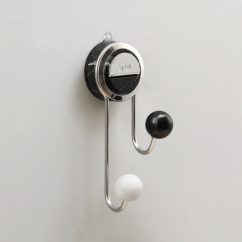 No-Drill Suction Toilet Paper Holder Stand with Wood-Grain Design – Stainless Steel, Easy Installation for Smooth Surfaces