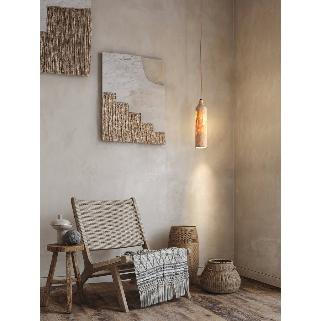 Nocni Natural Travertine Pendant Lamp