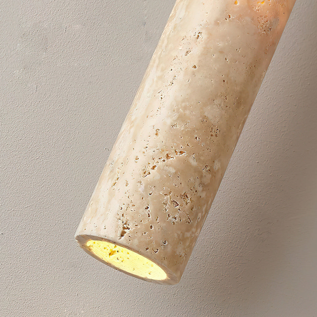Nocni Natural Travertine Pendant Lamp
