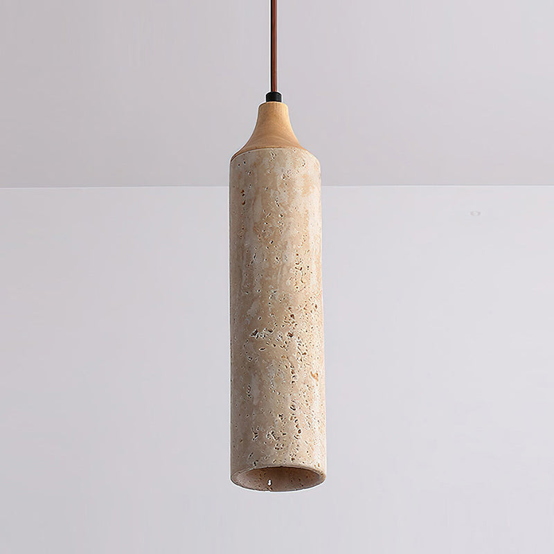 Nocni Natural Travertine Pendant Lamp