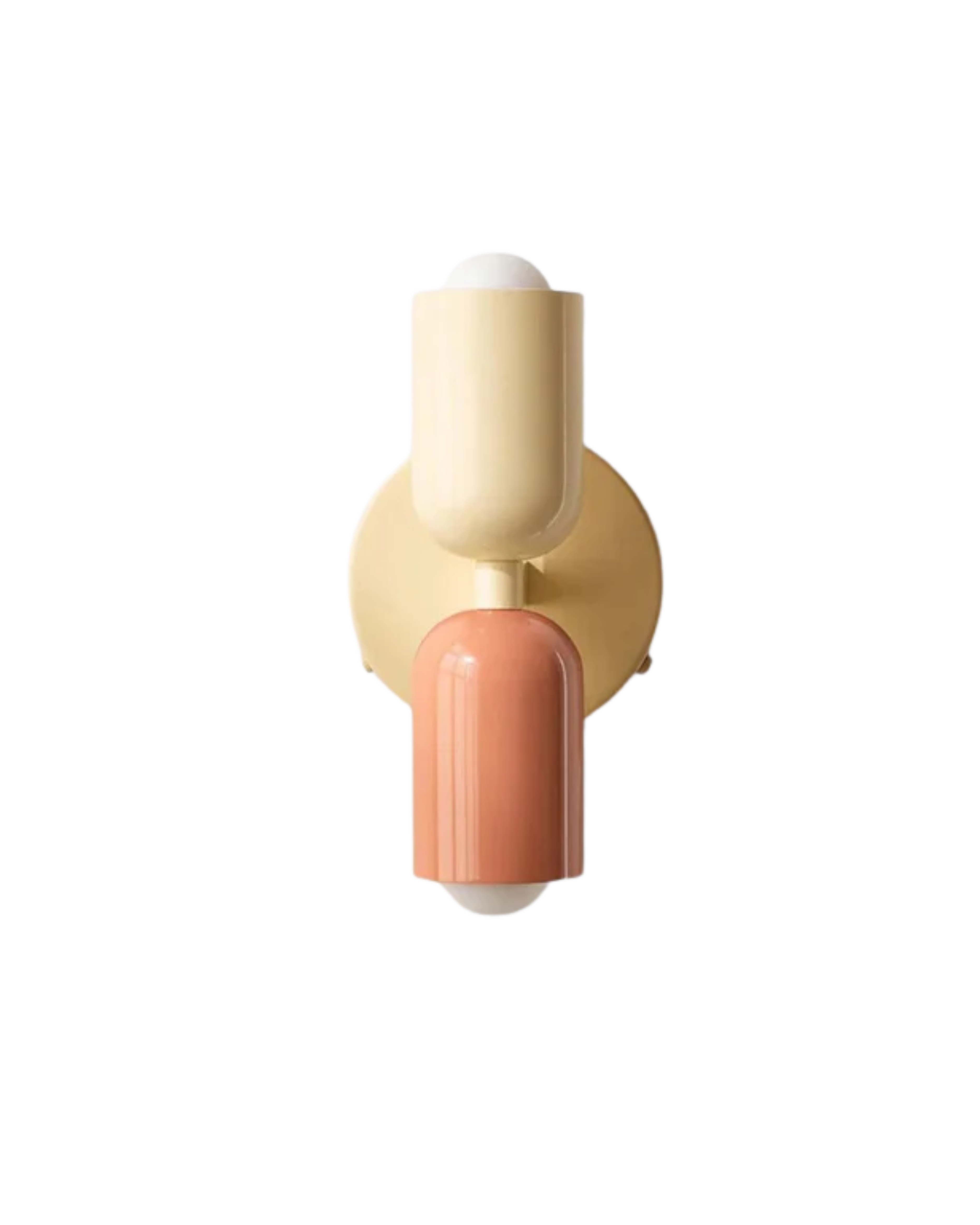 NoctéaGlow: Design Wall Light in Two-Tone Look with Integrated LED & Ambient Light – for Hallway & Living Area